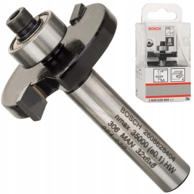 Bosch 2608628404 Frez Tarczowy do wpustów rowkowania 8mm D 32mm L 4mm