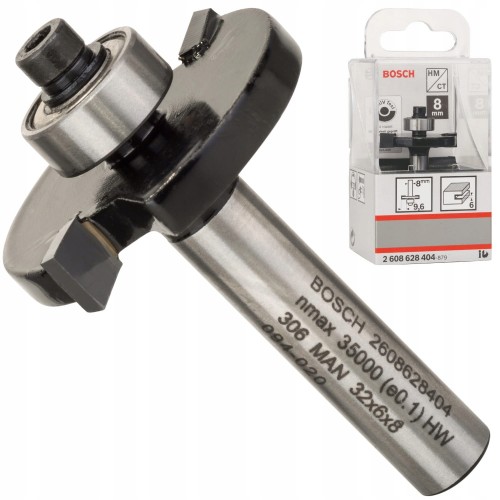 Bosch 2608628404 Frez Tarczowy do wpustów rowkowania 8mm D 32mm L 4mm