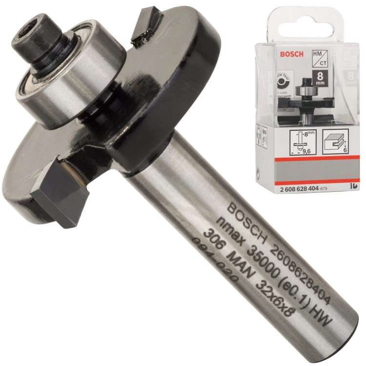 Bosch 2608628404 Frez Tarczowy do wpustów rowkowania 8mm D 32mm L 4mm