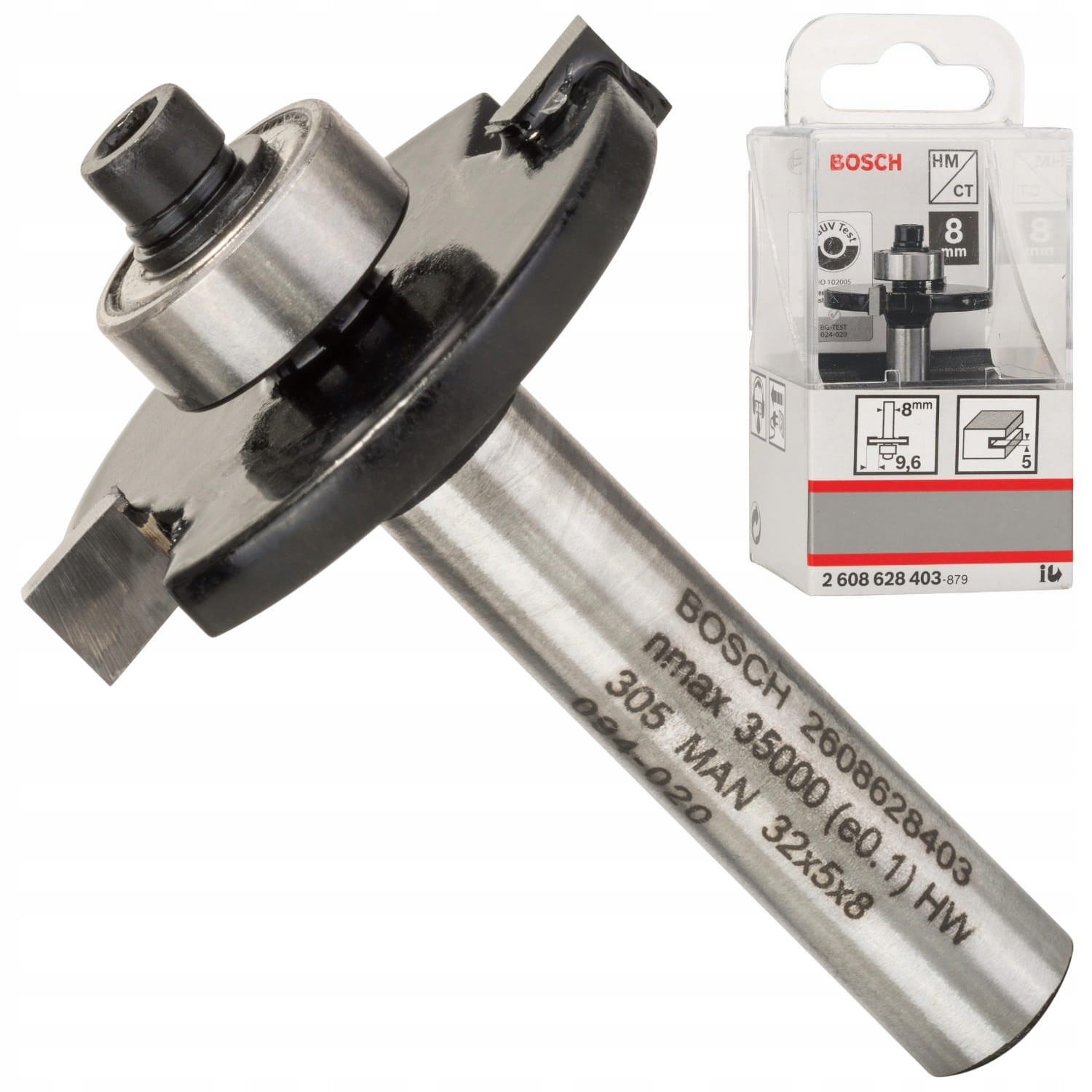 BOSCH 2608628403 Frez Tarczowy do wpustów rowkowania 8mm D 32mm L 5mm