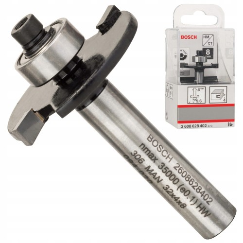 BOSCH 2608628402 Frez Tarczowy do wpustów rowkowania 8mm D 32mm L 4mm