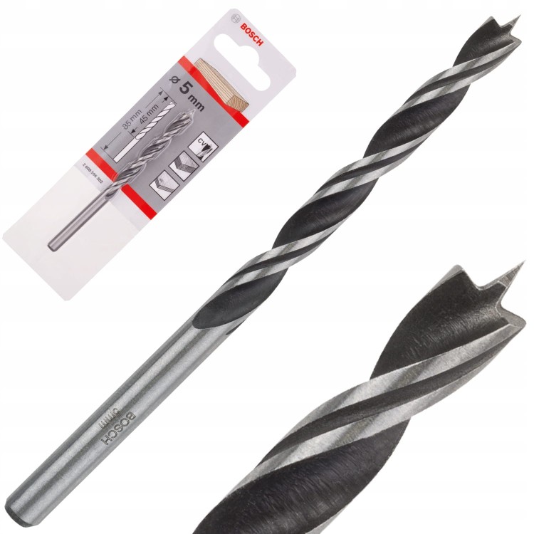 Wiertło spiralne do drewna 5/45/85 BOSCH 2608596302