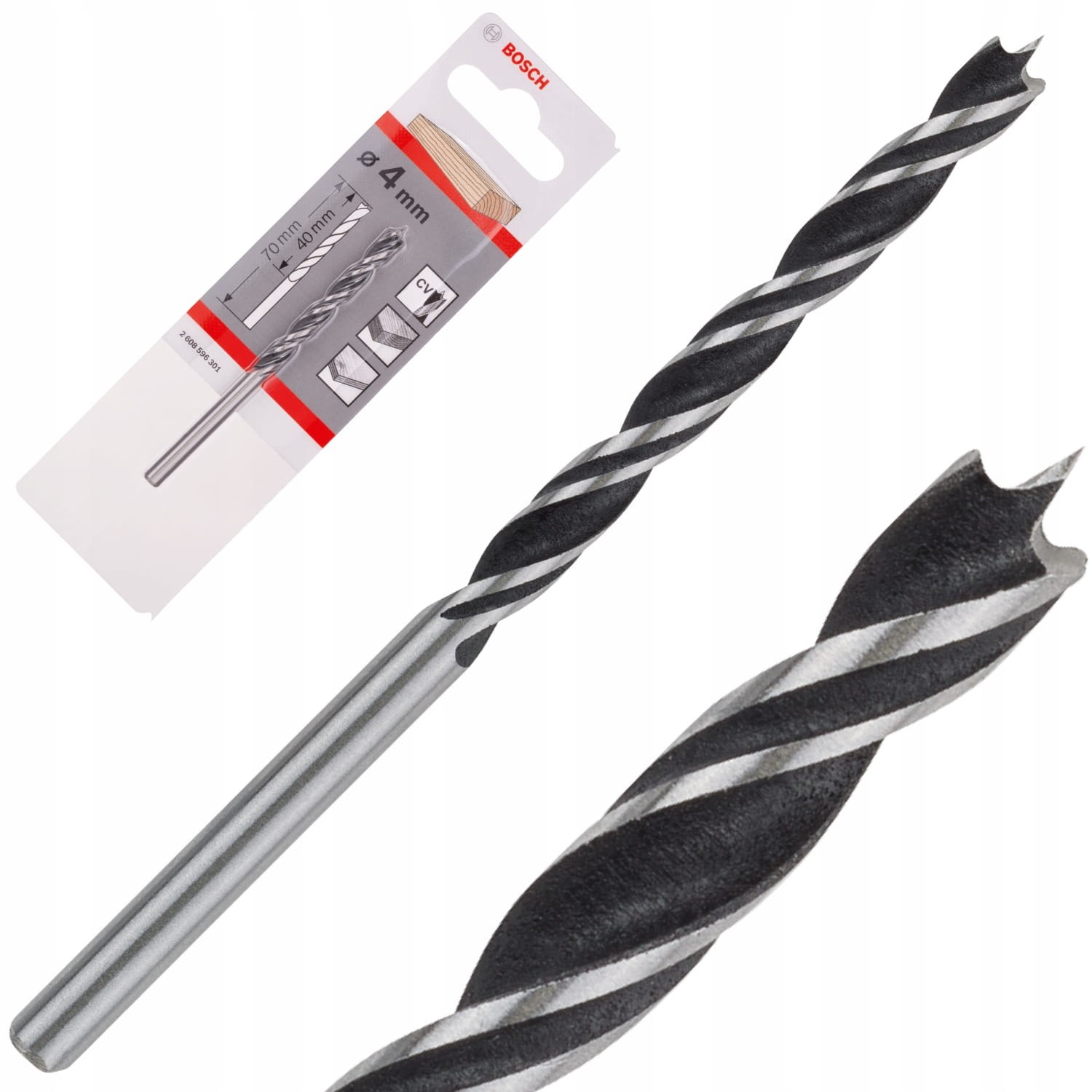 Wiertło spiralne do drewna 4/40/70mm BOSCH 2608596301
