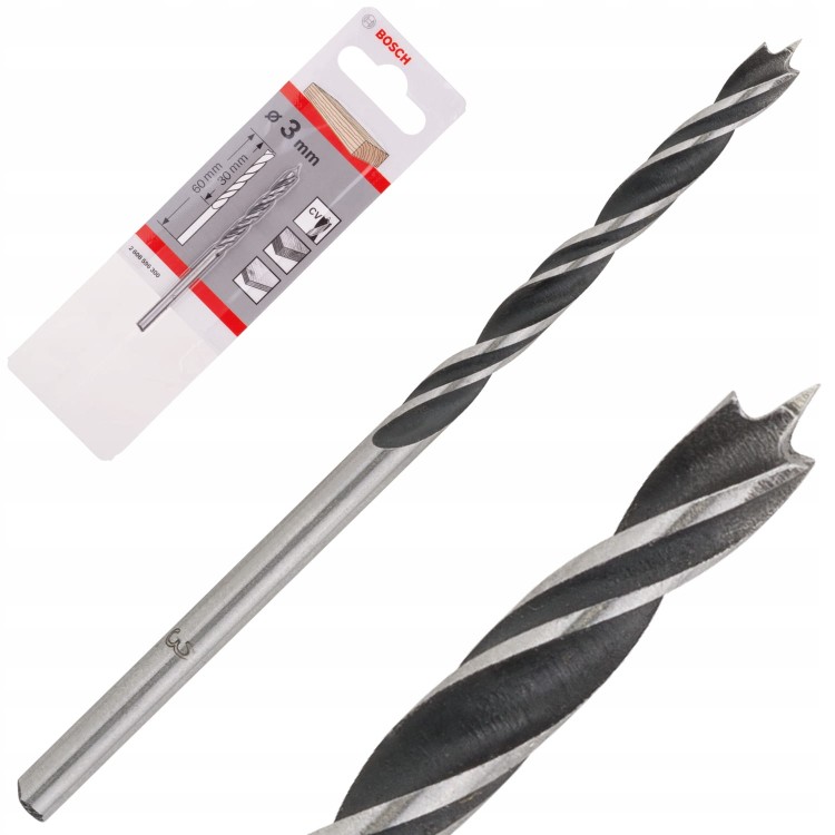 Wiertło spiralne do drewna 3/30/60mm BOSCH 2608596300