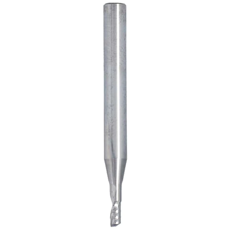 Frez spiralny wykańczający do PLEXI, akrylu, tworzyw sztucznych VHM Z1 D=3 I=6 L=60 S=6 ITA Tools ST01.03.006.060.06R
