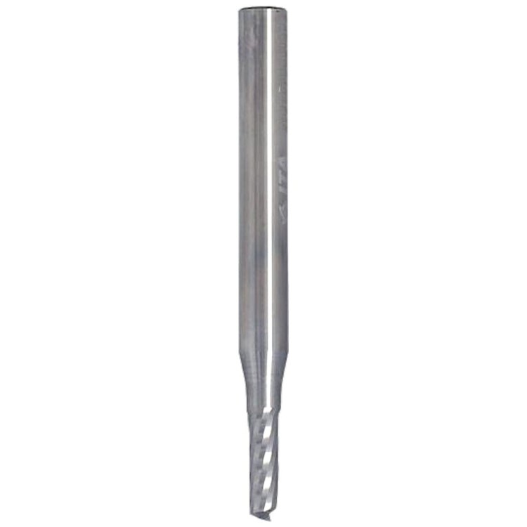 Frez spiralny wykańczający do PLEXI, akrylu, tworzyw sztucznych VHM Z1 D=4 I=12 L=60 S=6 ITA Tools ST01.04.012.060.06R