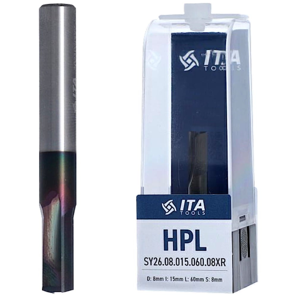 ITA TOOLS Frez do HPL VHM Z2 D=8 I=15 L=60 S=8