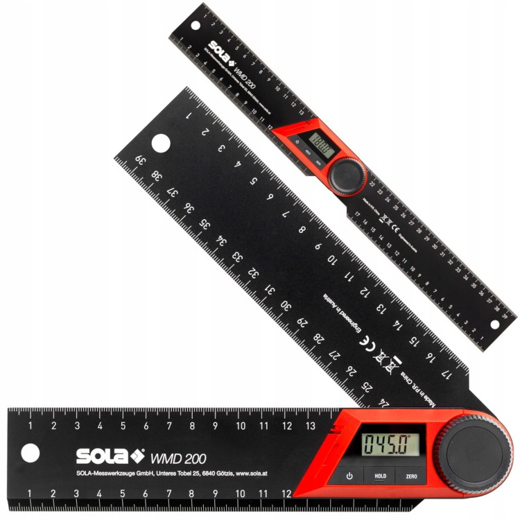 SOLA 6052301 Kątomierz cyfrowy 200mm WMD 200