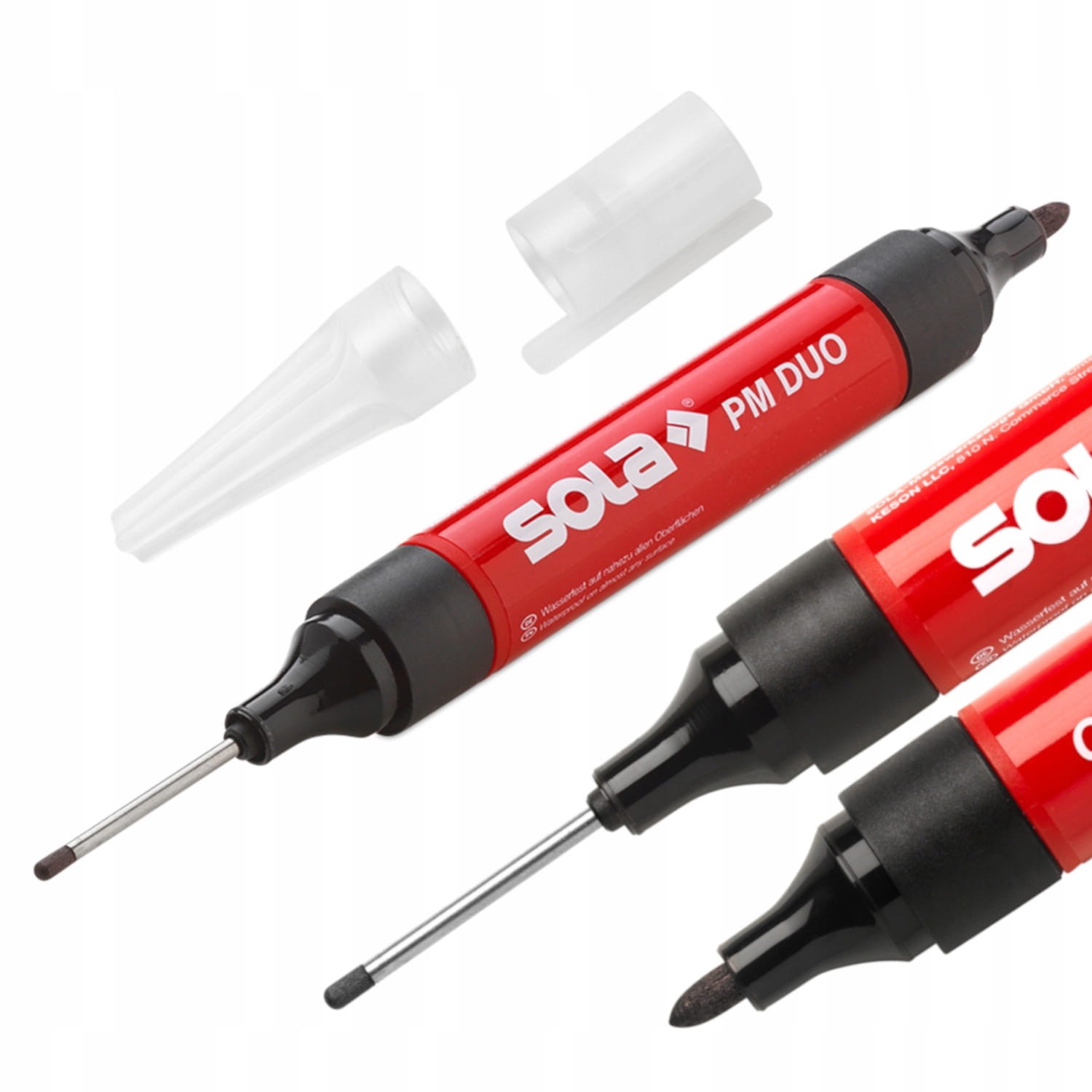 SOLA 66080120 Marker permanentny PM DUO cienki do otworów dwustronny
