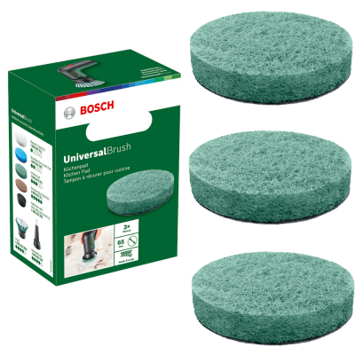 Zestaw padów kuchennych do UNIVERSALBRUSH BOSCH 1600A023L0 3szt. 65mm