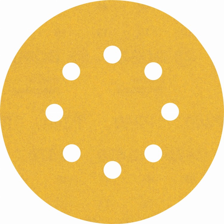 Papier ścierny na rzep 125mm - 8 otworów, gr. 240 EXPERT