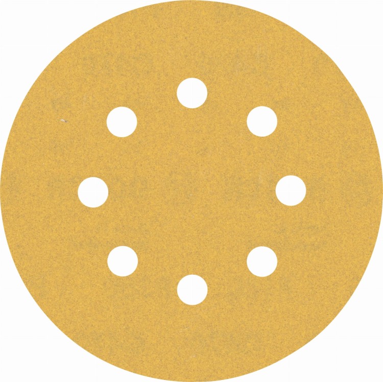 Papier ścierny na rzep 125mm - 8 otworów, gr. 180 EXPERT