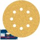 Papier ścierny na rzep 125mm - 8 otworów, gr. 100 EXPERT