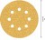 Papier ścierny na rzep 125mm - 8 otworów