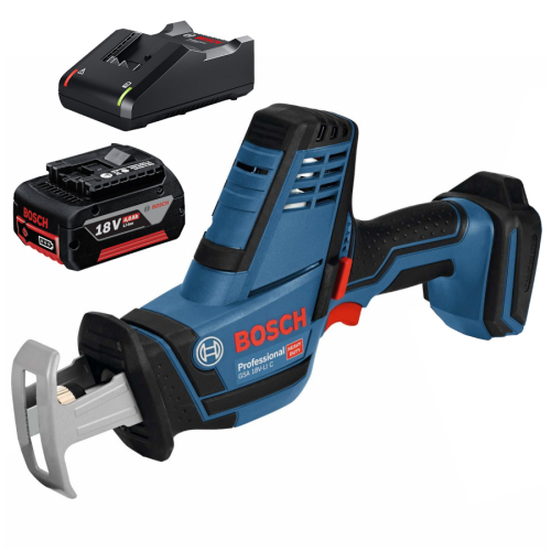 BOSCH GSA 18V-LI C Piła szablasta + aku 4Ah + ładowarka
