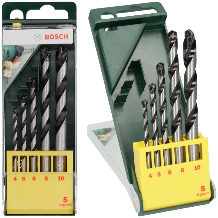 Zestaw 5 wierteł do betonu 4-10mm Bosch