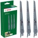 BOSCH Zestaw 3 brzeszczotów do drewna HCS 150mm S 644 D