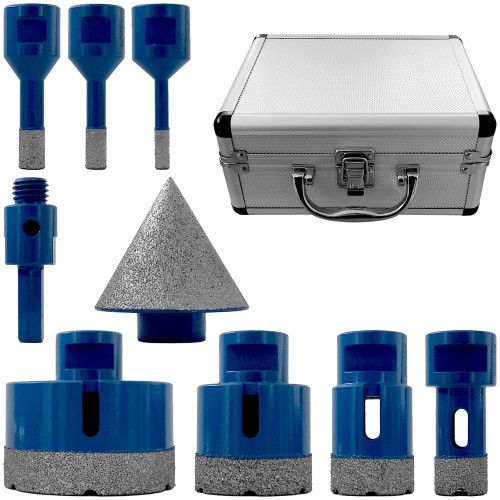 Zestaw 9 otwornic coronella w walizce Adiam 200886