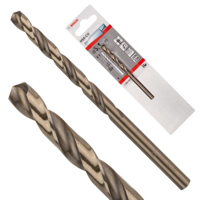 Wiertło spiralne do metalu 5,1x86mm HSS-Co kobalt DIN 338 Bosch 2608585852
