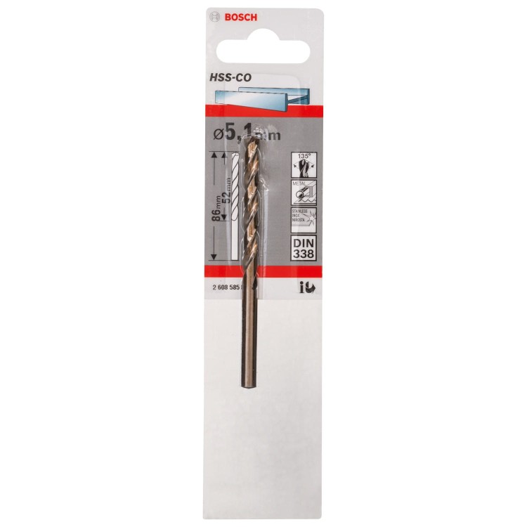 Wiertło do metalu 5,1mm Bosch