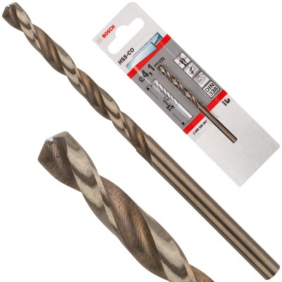 Wiertło kręte do metalu, stali HSS Cobalt 4,1mm Bosch