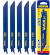 IRWIN 10504154 Brzeszczot do piły szablastej do metalu 150mm 24z/cal 5szt.