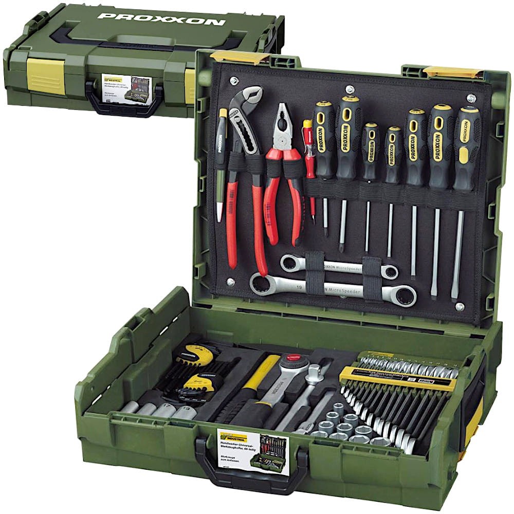 PROXXON 23660 Zestaw narzędzi ręcznych 68 el. w walizce L-Boxx
