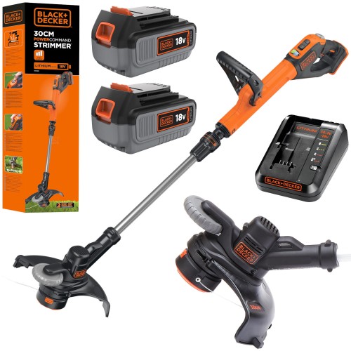 BLACK DECKER STC1840EPC Kosiarka żyłkowa 18V 30cm 2x 4.0Ah