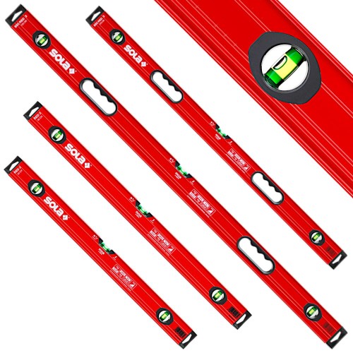 SOLA Zestaw poziomic Red 3 / Big Red 3 4szt. 60/80/120/200cm