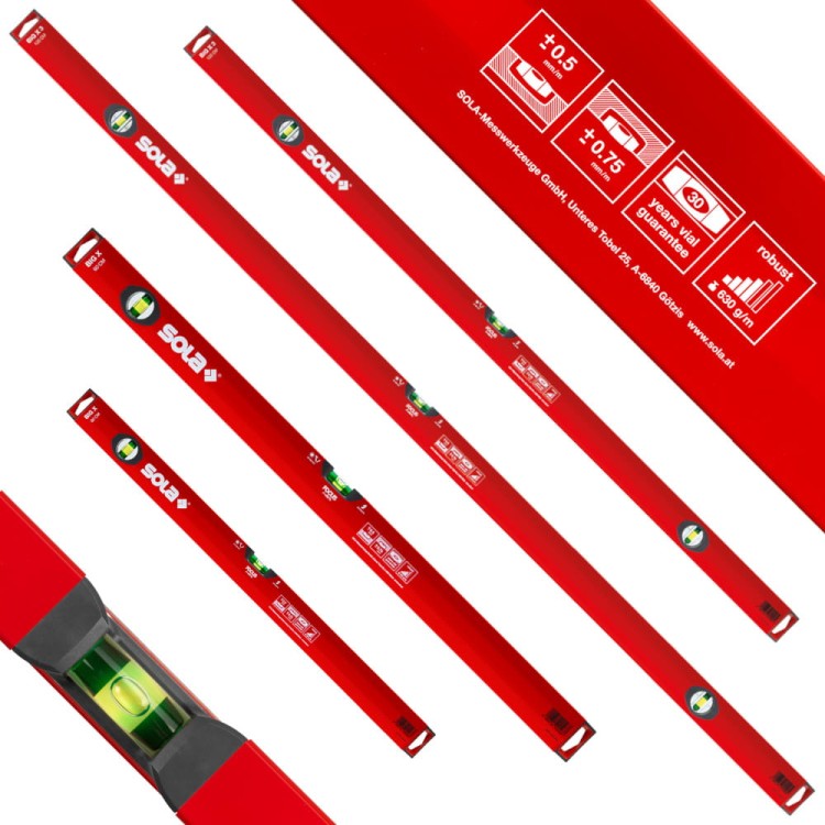 SOLA Zestaw poziomic Big X / Big X 3 4szt. 40/80/120/200cm