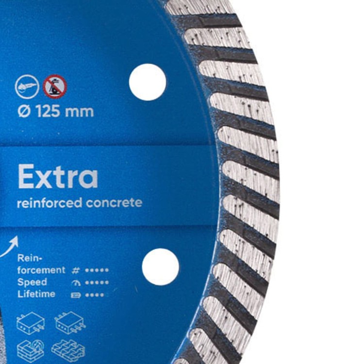 DiStar Tarcza tnąca do betonu TURBO EXTRA 125mm diamentowa