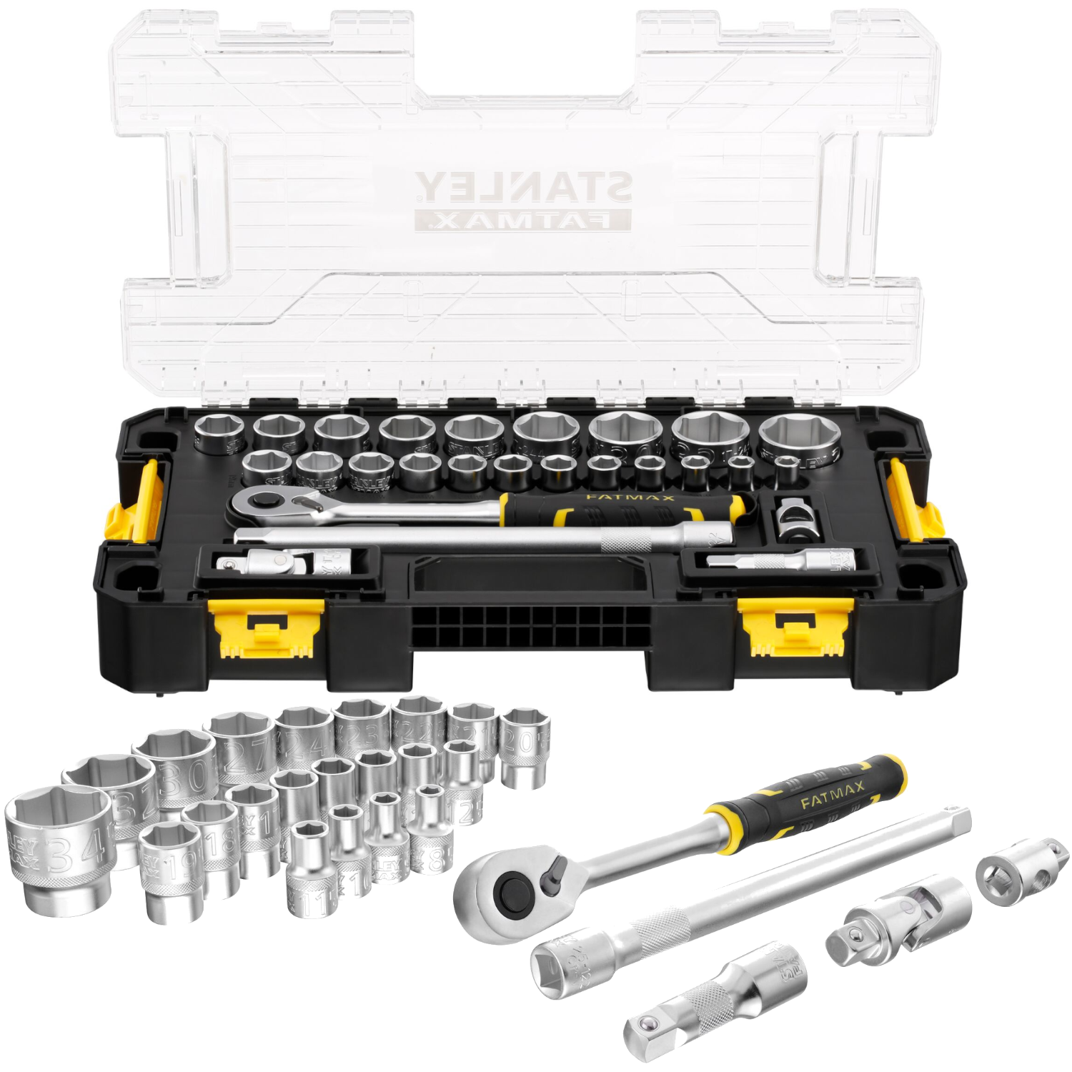 STANLEY Zestaw kluczy nasadowych FMMT98103-1 1/2'' 26szt moduł do PRO-STACK