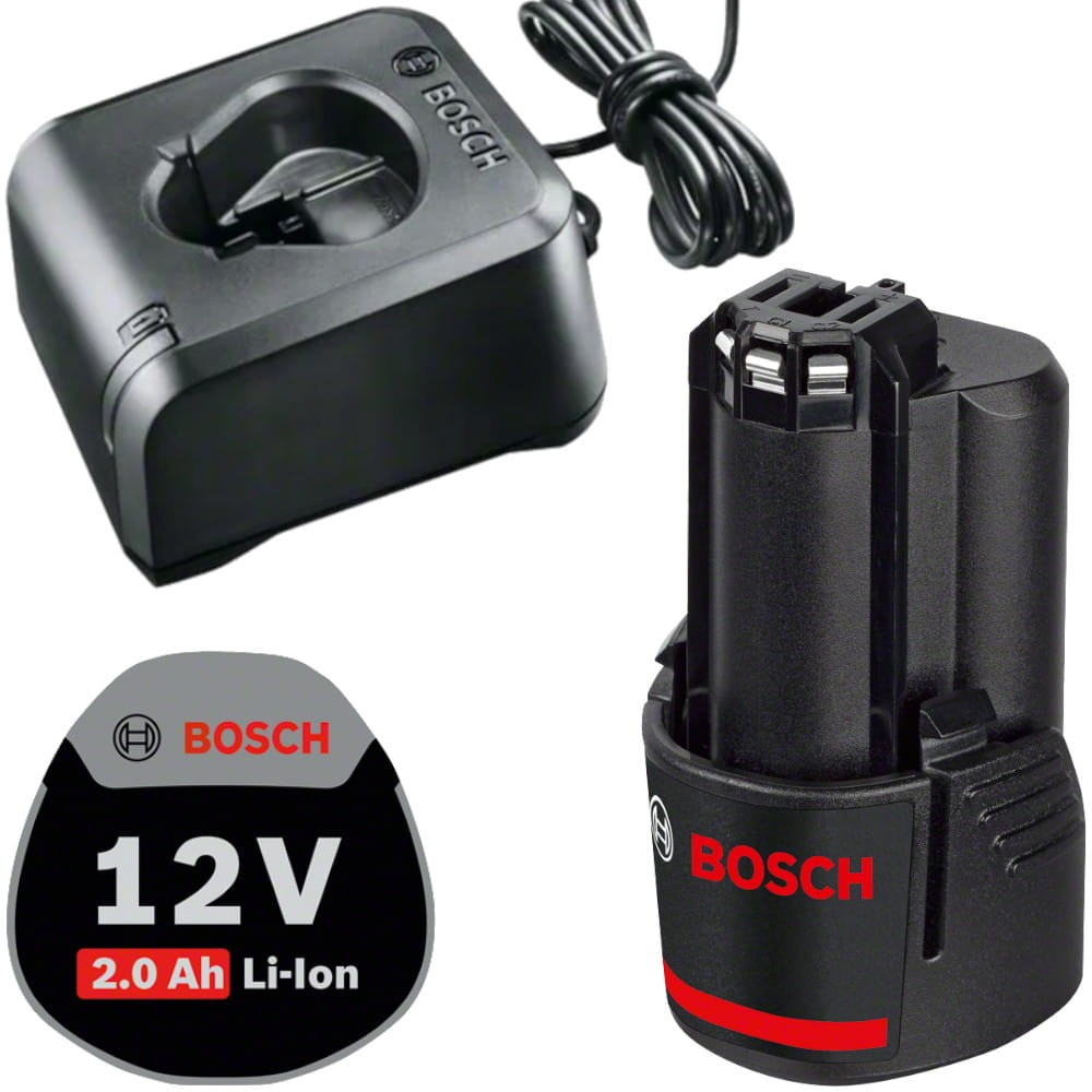 BOSCH Ładowarka 12V GAL 12V-20 + Akumulator GBA 12V 2.0Ah