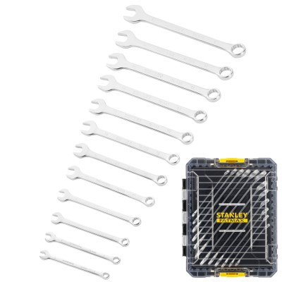 STANLEY FMMT98104 Zestaw kluczy płasko-oczkowych 12el. PRO-STACK