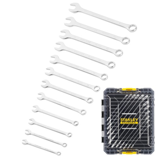 STANLEY FMMT98104 Zestaw kluczy płasko-oczkowych 12el. PRO-STACK