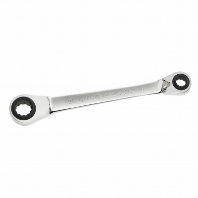 Klucz oczkowy z grzechotką 4w1 180mm