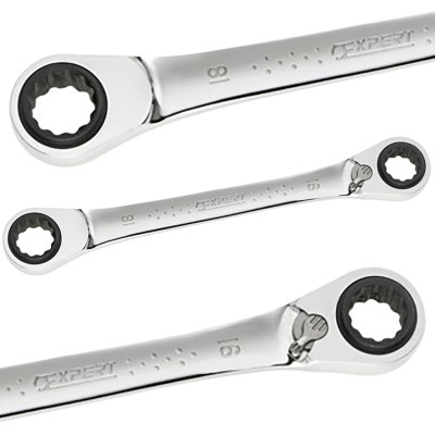 Klucz oczkowy z grzechotką 4w1 230mm Expert by Facom E110945