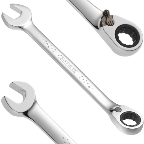 EXPERT Klucz płasko oczkowy 6 mm grzechotka E117377