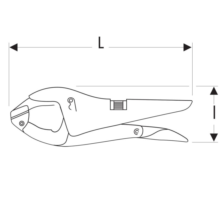Szczypce zaciskowe 250mm o dużej mocy Expert by Facom E080701
