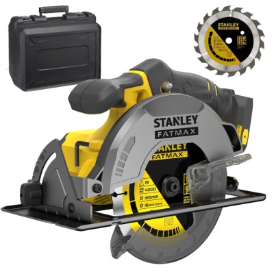 Pilarka tarczowa akumulatorowa 18V 165mm kufer STANLEY SFMCS500BK