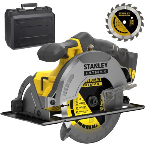 Pilarka tarczowa akumulatorowa 18V 165mm kufer STANLEY SFMCS500BK