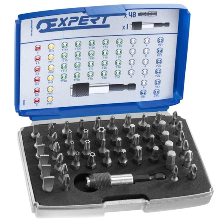 Zestaw końcówek i akcesoriów 1/4" 49el. Expert by Facom E131701