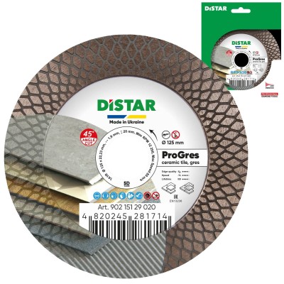Tarcza diamentowa do ukosowania 125x22,23mm do gresu kamienia DISTAR 90215129020