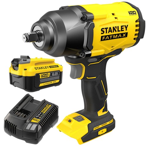 Klucz udarowy 1/2" 18V 949Nm V20 STANLEY SFMCF940B + aku 6Ah SFMCB206 + ładowarka