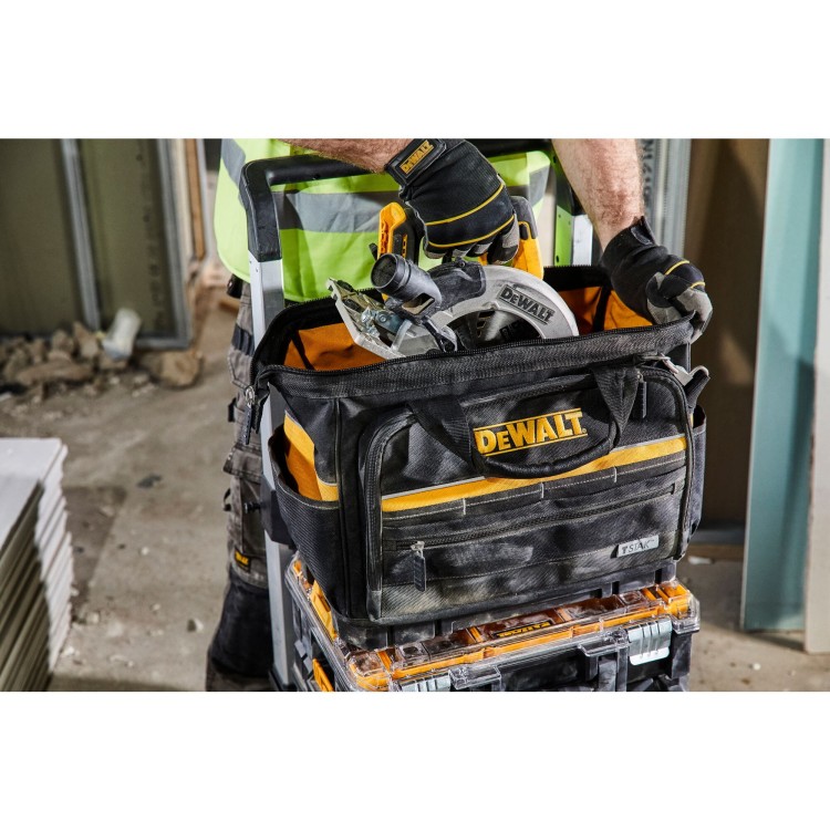 DEWALT  Miękka torba narzędziowa 45cm TSTAK - zastosowanie