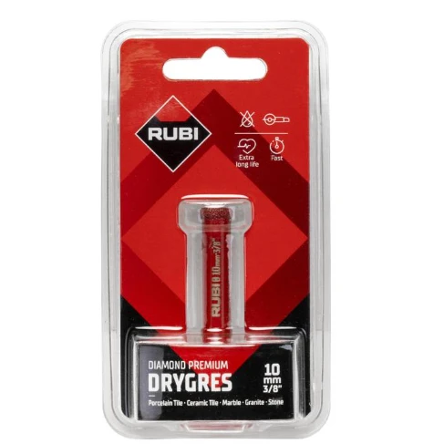 Rubi 06919 Otwornica wiertło diamentowe Drygres Premium 10mm M14 - opakowanie