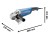 BOSCH Szlifierka kątowa 2400W 230mm GWS 2400 J - wymiary