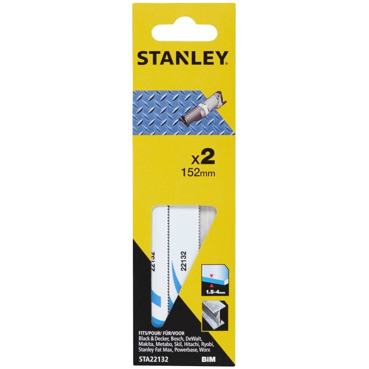 Brzeszczoty do pił szablastych 152mm do metalu Stanley STA22132