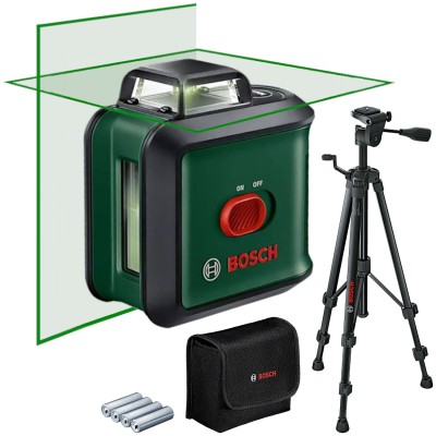 BOSCH Laser krzyżowy zielony 360° Universal Level 360 + Statyw TT 150