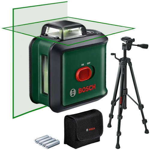 BOSCH Laser krzyżowy zielony 360° Universal Level 360 + Statyw TT 150